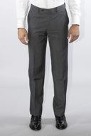 Pantalone classico sartoriale uomo Roberti drop 6 in misto lana Tasmania