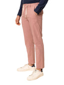 Pantalone uomo in lino e cotone con coulisse – slim fit