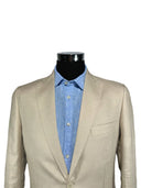 Abito uomo sartoriale 2 bottoni drop 6 in puro lino foderato