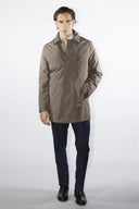 Cappotto tecnico da uomo con cappuccio e interno in piumino estraibili