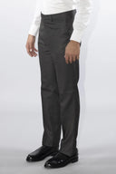 Pantalone classico sartoriale uomo Roberti drop 6 in misto lana Tasmania