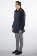 Cappotto tecnico da uomo con cappuccio e interno in piumino estraibili