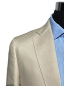 Abito uomo sartoriale 2 bottoni drop 6 in puro lino foderato