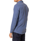 Camicia uomo in puro lino con collo francese  - slim fit