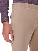 Pantaloni chino uomo in cotone caldo smerigliato