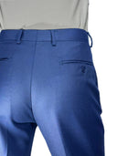 Pantalone classico sartoriale uomo Roberti drop 6 in misto fresco lana Tasmania