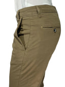 Pantalone chino uomo Briatore in cotone gabardine