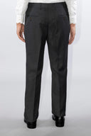 Pantalone classico sartoriale uomo Roberti drop 4 in misto lana Tasmania con pinces