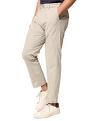 Pantalone uomo in tessuto tecnico spandex - slim fit