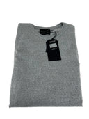 Maglia girocollo in misto lana merino