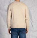 Maglia uomo a girocollo in filato misto lana