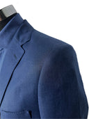 Abito uomo sartoriale 2 bottoni drop 6 in puro lino foderato