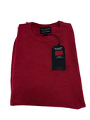 Maglia girocollo in misto lana merino