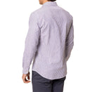 Camicia uomo in lino e cotone collo francese - slim fit