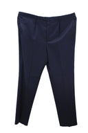 Pantalone classico sartoriale uomo Roberti drop 0 in misto lana Tasmania con pinces