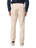 Pantalone uomo in lino e cotone con coulisse – slim fit