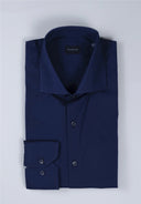 Camicia uomo Bagariny sartoriale in cotone popeline stretch - slim fit