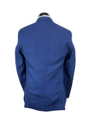 Giacca uomo sartoriale 2 bottoni in lino e cotone sfoderata