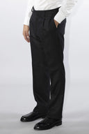 Pantalone classico sartoriale uomo Alexander drop 4 in flanella di lana con pinces