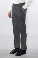 Pantalone classico sartoriale uomo Alexander drop 6 in flanella di lana