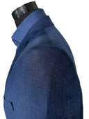 Abito uomo sartoriale 2 bottoni drop 6 in puro lino foderato