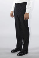 Pantalone classico sartoriale uomo Roberti drop 6 in misto lana Tasmania