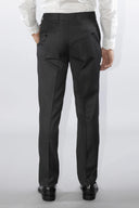 Pantalone classico sartoriale uomo Roberti drop 6 in misto lana Tasmania