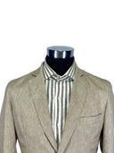 Giacca uomo sartoriale 2 bottoni in lino e cotone sfoderata