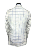 Giacca uomo sartoriale 2 bottoni in lino e cotone sfoderata