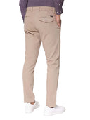 Pantaloni chino uomo in cotone caldo smerigliato