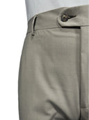 Pantalone classico sartoriale uomo Roberti drop 6 in misto fresco lana Tasmania