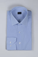 Camicia uomo Bagariny sartoriale in cotone bastoncino - regular fit