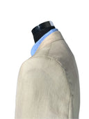 Abito uomo sartoriale 2 bottoni drop 6 in puro lino foderato