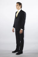 Abito uomo 3 pezzi sartoriale 2 bottoni drop 4 in misto lana