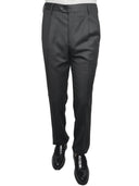 Pantalone classico sartoriale uomo Roberti drop 6 in misto fresco lana Tasmania