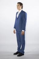 Abito uomo 3 pezzi sartoriale 2 bottoni drop 4 in misto lana