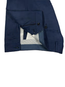 Pantalone uomo sartoriale Ardenti drop 6 in puro lino blu