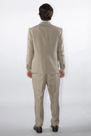 Abito uomo 3 pezzi sartoriale 2 bottoni drop 4 in misto lana