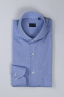 Camicia uomo Bagariny sartoriale in cotone twill stretch - slim fit