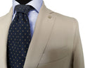 Giacca uomo in cotone elastico sfoderata slim fit