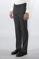 Pantalone classico sartoriale uomo Roberti drop 6 in misto lana Tasmania