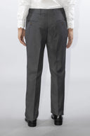 Pantalone classico sartoriale uomo Alexander drop 4 in flanella di lana con pinces