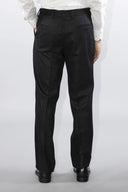 Pantalone classico sartoriale uomo Alexander drop 4 in flanella di lana con pinces