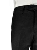 Pantalone classico sartoriale uomo Roberti drop 6 in misto fresco lana Tasmania