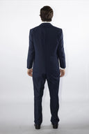 Abito uomo 3 pezzi sartoriale 2 bottoni drop 4 in misto lana