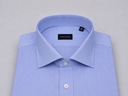 Camicia uomo Bagariny sartoriale in cotone stretch millerighe - slim fit