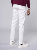 Jeans uomo 5 tasche in denim leggero bianco