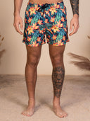 Costume Uomo Fantasia Tropicale Multicolor con Laccio