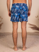 Costume Uomo Fantasia Tropicale Blu con Laccio