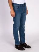Jeans uomo 5 tasche in denim leggero